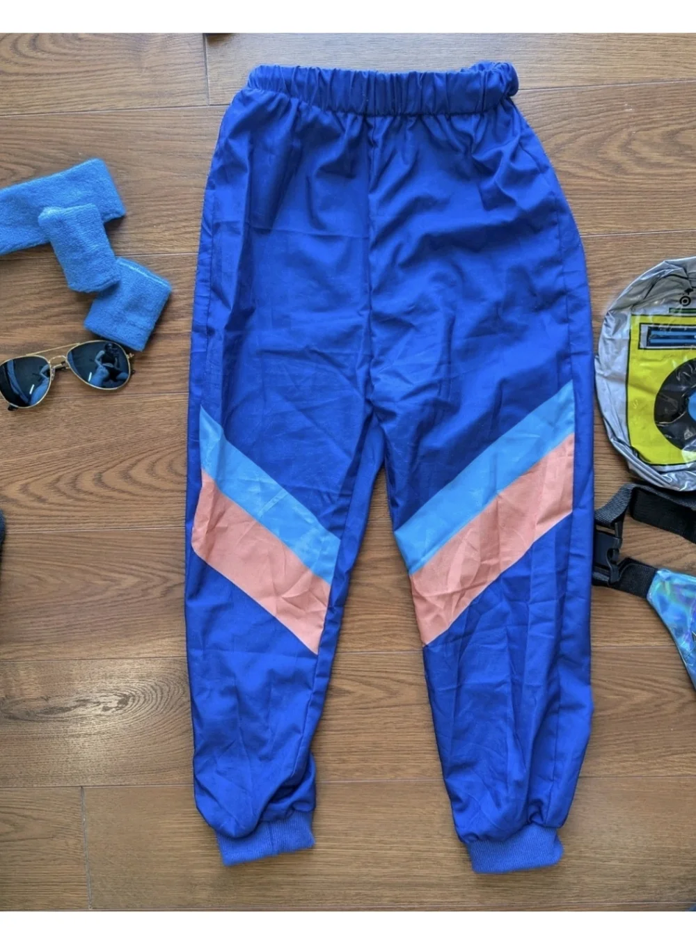 Retro 80s Kids Unisex Costume 6 Piece Outfit & Accessories **See Description!**